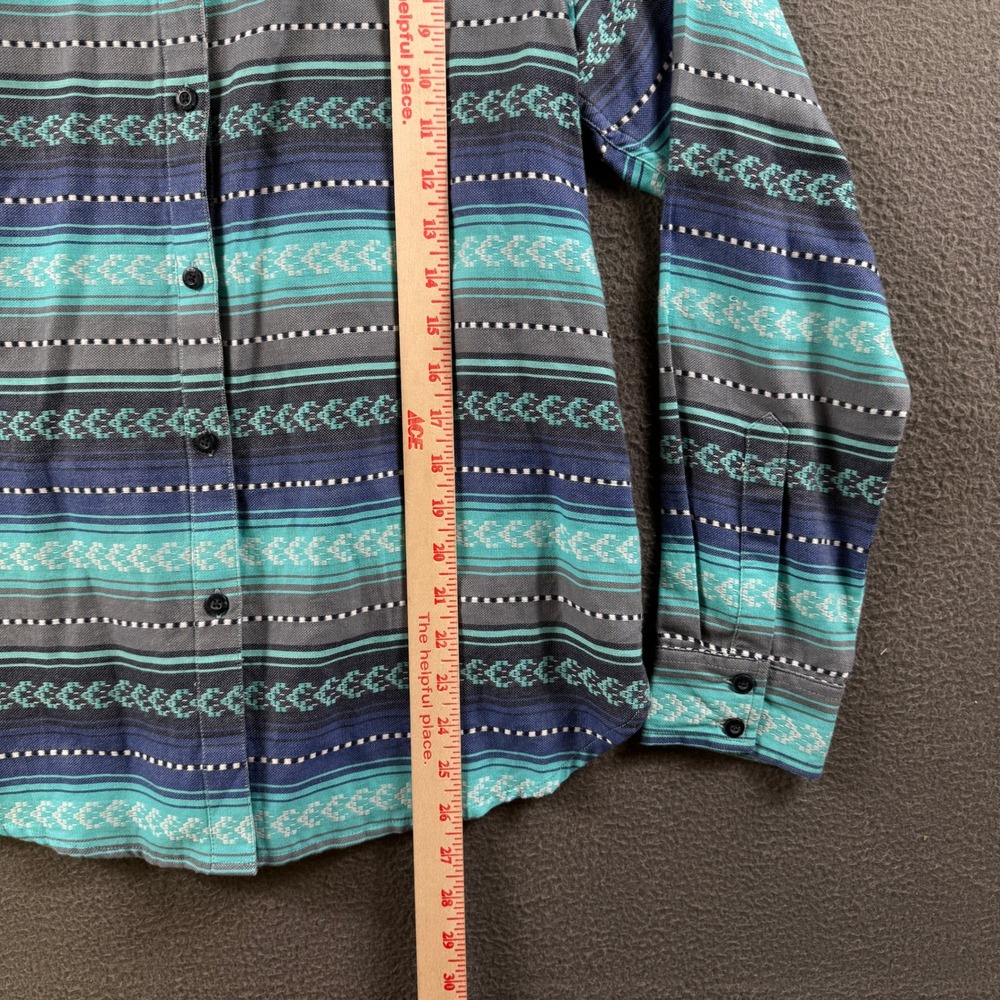 Ariat Button Down Women M Multi Southwestern Western Cowgirl Barrel Racer Top - Picture 6 of 8